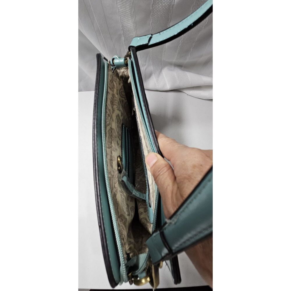 SIMPLY NOELLE box bag blue crossbody purse - Picture 16 of 16